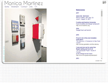 Tablet Screenshot of monicamartinez.com